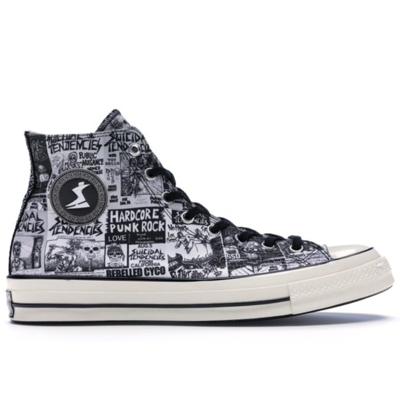 Converse Suicidal Tendencies High Top Sneakers NWOT
